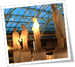 Pillars of logic at the University of Warsaw.